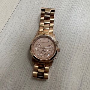 Michael Kors rose gold ladies watch